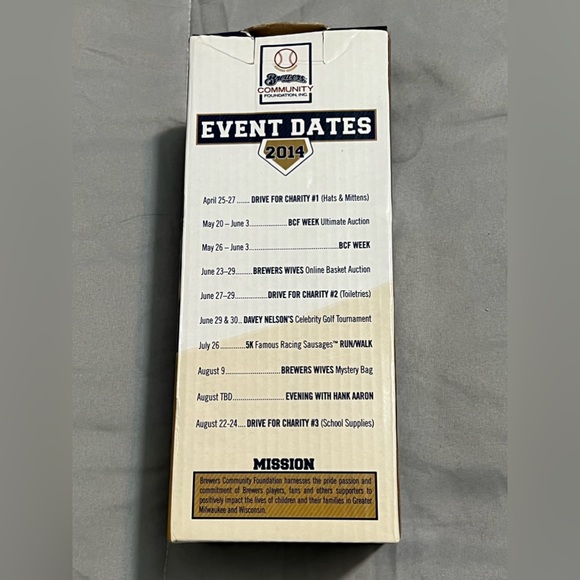 MILWAUKEE BREWERS KYLE LOHSE 2014  BOBBLEHEAD NEW IN BOX - Picture 2 of 2